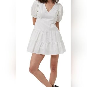 French Connection Birch Open Back Fit &‎ Flare Dress XS-0